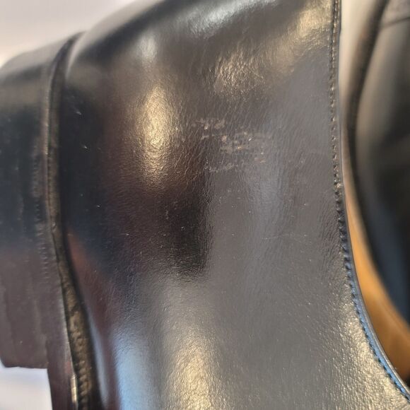 Johnston and Murphy Mens Black Dress Shoe Lace Up Leather Size 13 D/B - Picture 11 of 16